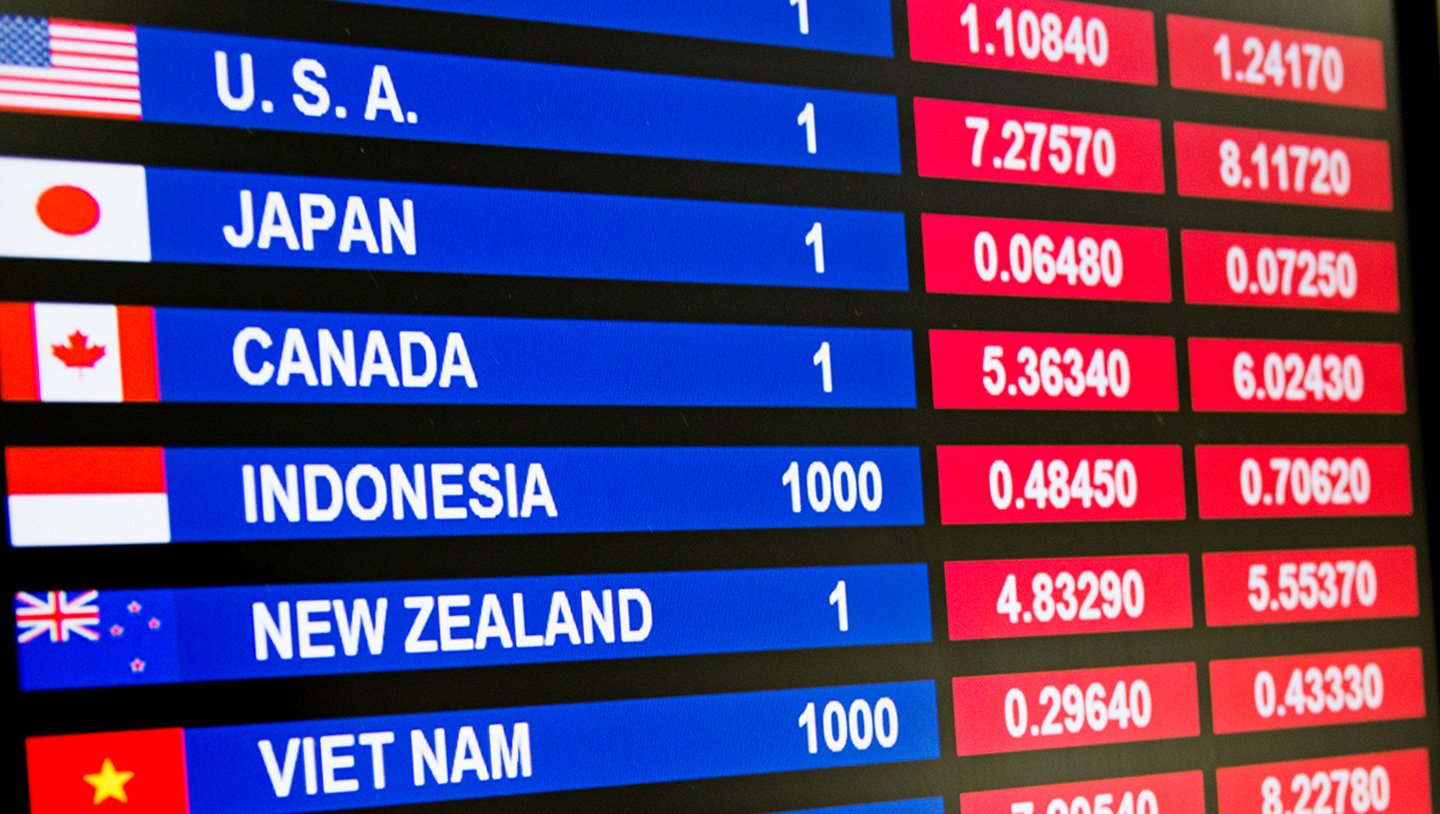 foreign exchange currency rates