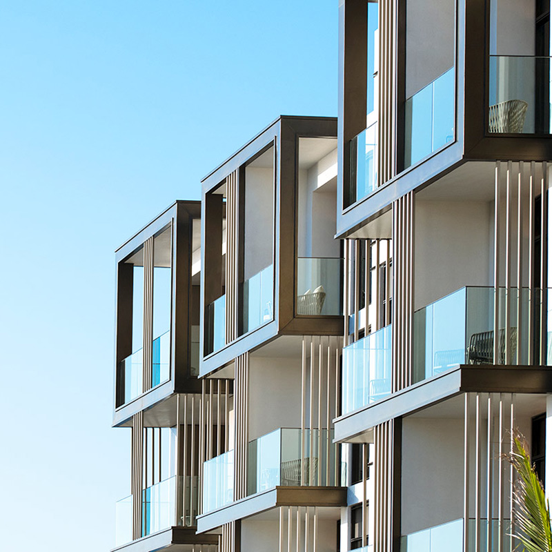 Apartment building exterior