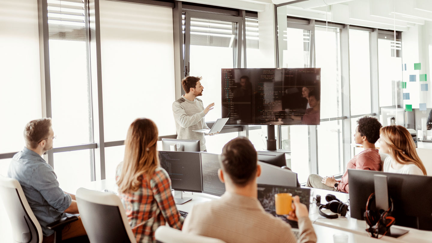 People in a meeting room