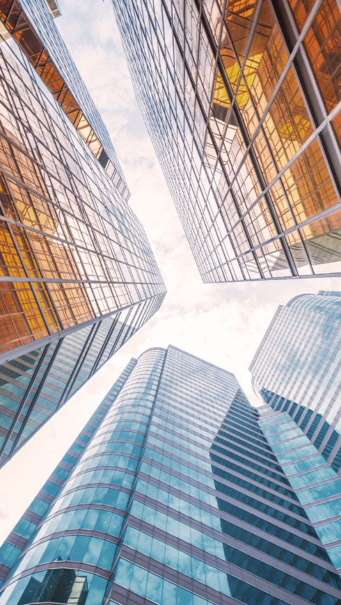 View of sky and buildings