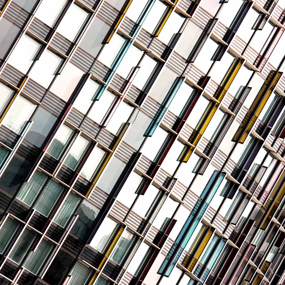 Abstract pattern of a building
