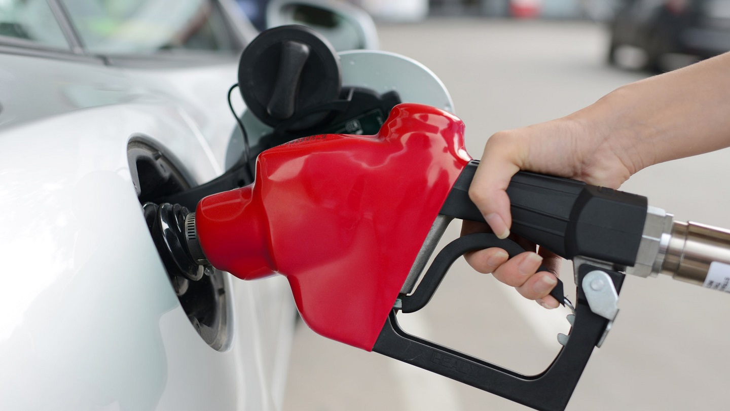 Refueling At Gas Station