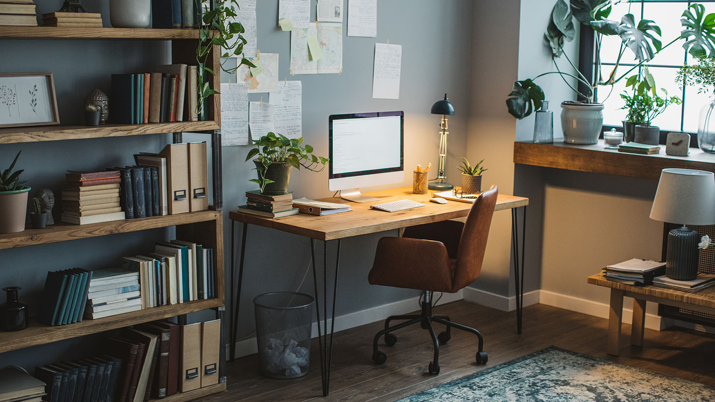 Modern office at home.